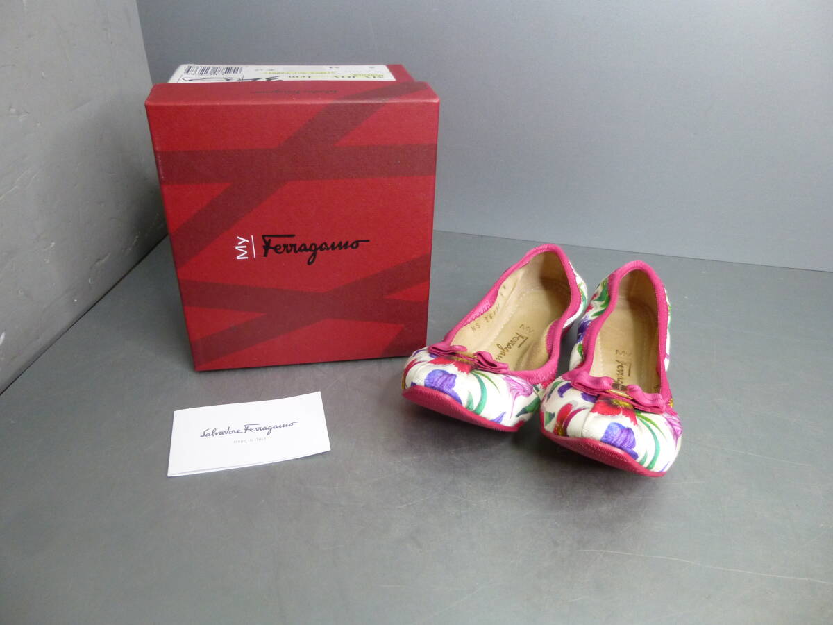 USED★Salvatore Ferragamo★サルヴァトーレ フェラガモ MY JOY フラットシューズ サイズ5 M