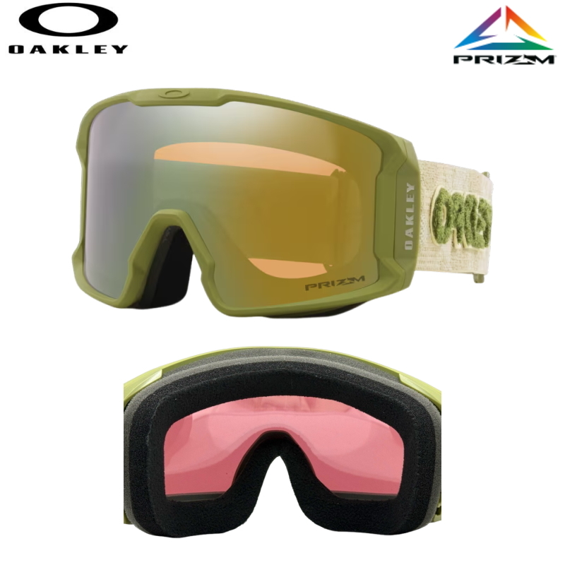 24-25OAKLEY LINE MINER L カラー:SAGE SIG レンズ:PRIZM SAGE GOLD IRIDIUMオークリー