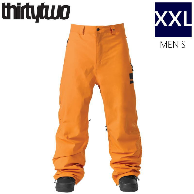 ● THIRTYTWO GATEWAY PNT カラー:ORANGE XXLサイズ サーティーツー スノボウェア スノーボード パンツ メンズ 23-24