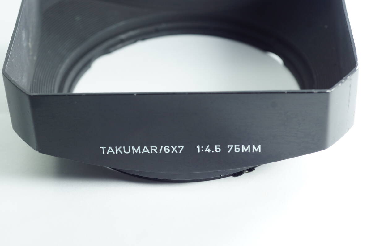 FOX BIG-02『キレイ』PENTAX TAKUMAR 6x7 75mm F4.5 用 ペンタックス メタル レンズフード HOOD SHADE