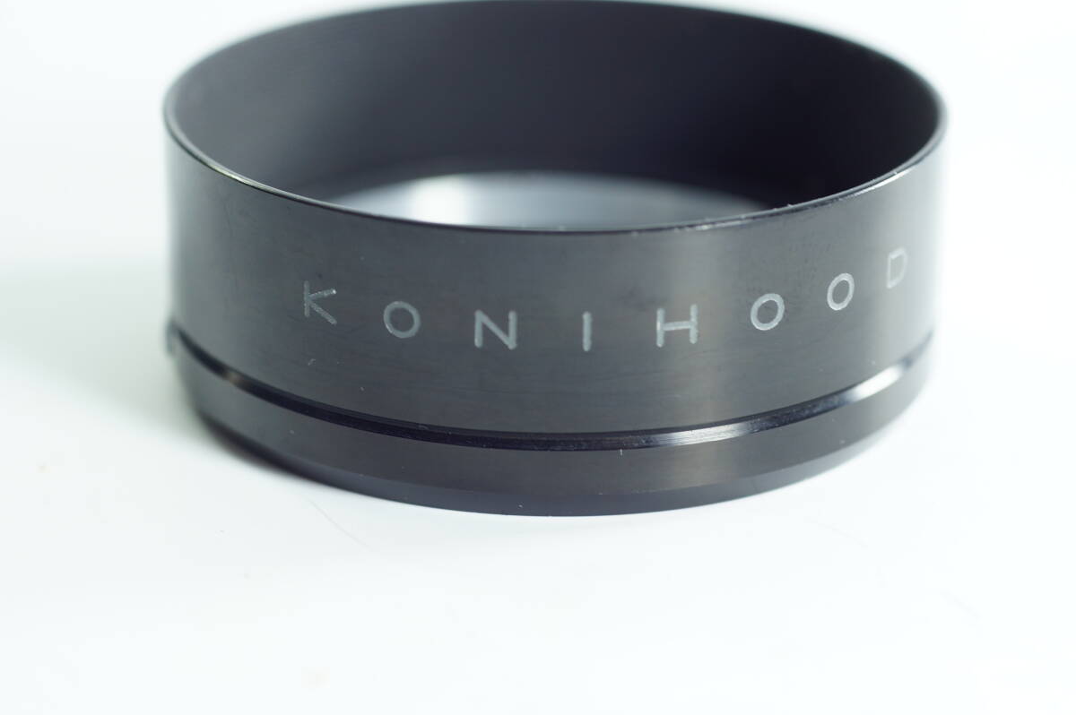 FOX MINI-01『キレイ』KONIHOOD 51mm フィルター径49mm カブセ式 標準用メタルフード LENS HOOD SHADE コニカ
