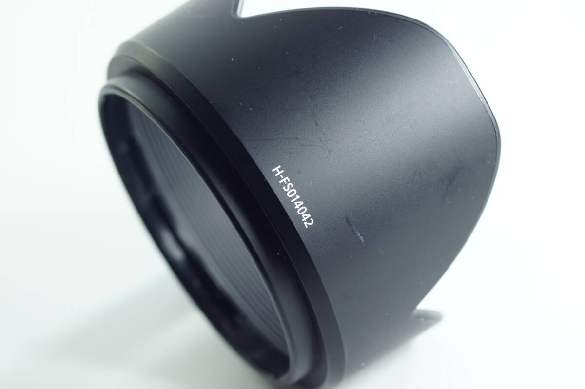plnyeA008『並品』 Panasonic H-FS014042 LUMIX G VARIO 14-42mm F3.5-5.6 ASPH. MEGA O.I.S パナソニック フード レンズフード