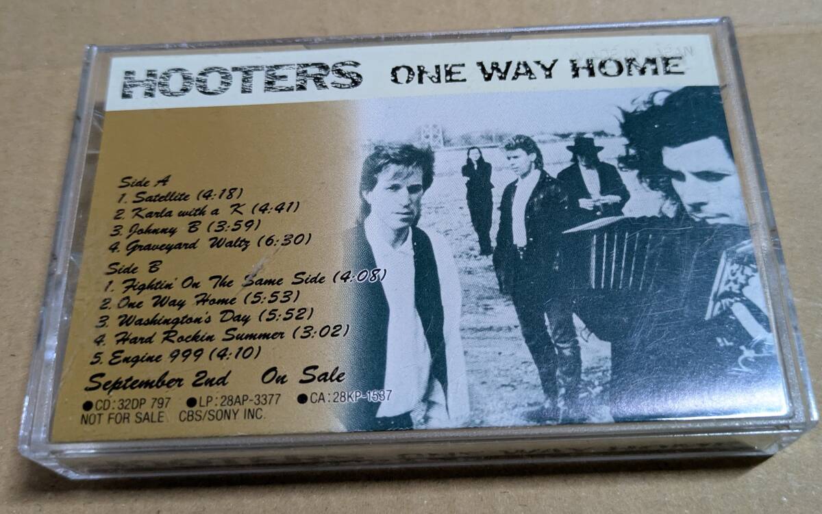 プロモ・カセット：HOOTERS「ONE WAY HOME」フーターズ