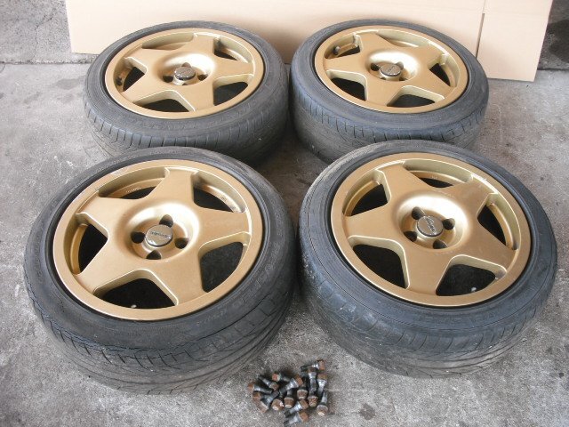 『B295』175A1 フィアット クーペ FIAT 7J×16 ET35 20V ターボ 175A3 純正 オプション スピードライン Corse SPEED LINE アルミホイール