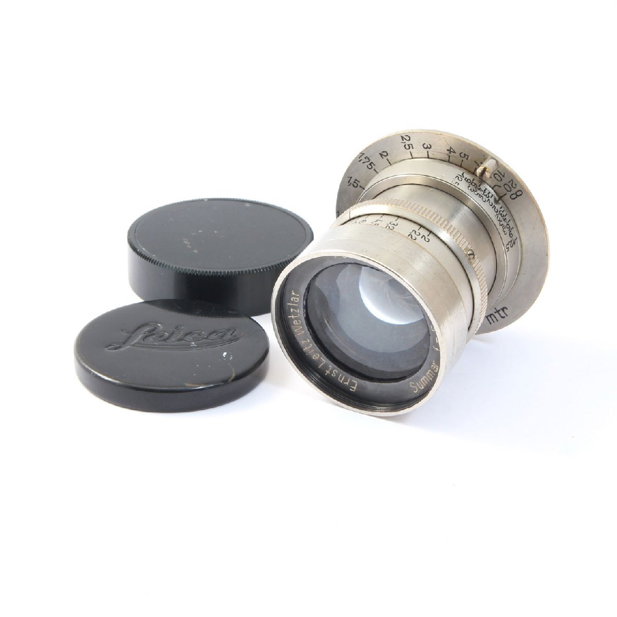 Leica ライカ Summar 5cm F2 ニッケル 固定鏡胴 ひょっとこズマール Lマウント