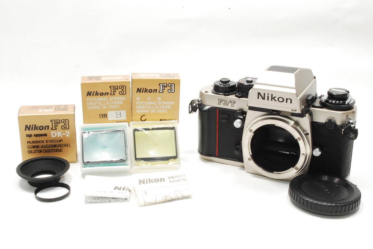 ニコン Nikon F3/T チタン ボディ フィルム マニュアルフォーカス 一眼レフカメラ【動作品】ｒ30