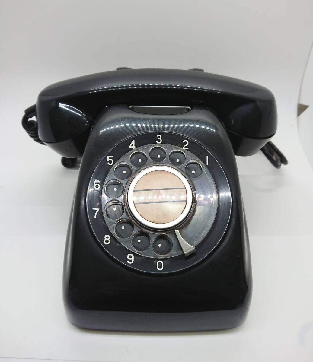 【2796】１円スタート！黒電話 600-A2　昭和レトロ アンティーク 
