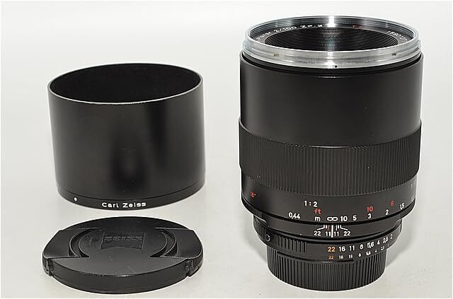 603★良品★Carl Zeiss MAKRO-PLANAR T*2/100mm ブラック ZF.2 (ニコンCPU内蔵マウント対応)M-PLANART2/100BKZF2