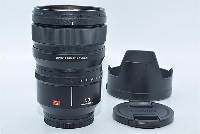 653★良品★パナソニック(Panasonic) ルミックス LUMIX S PRO 50mm F1.4 ブラック S-X50 Lマウント