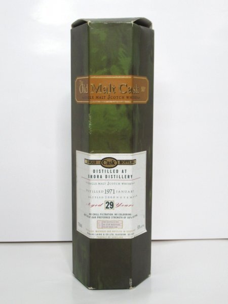 【空箱】 【希少】 The Old Malt Cask Brora ブローラ オールドモルトカスク 1971年 29年 1971-2000 700ml ダグラスレイン 空き箱