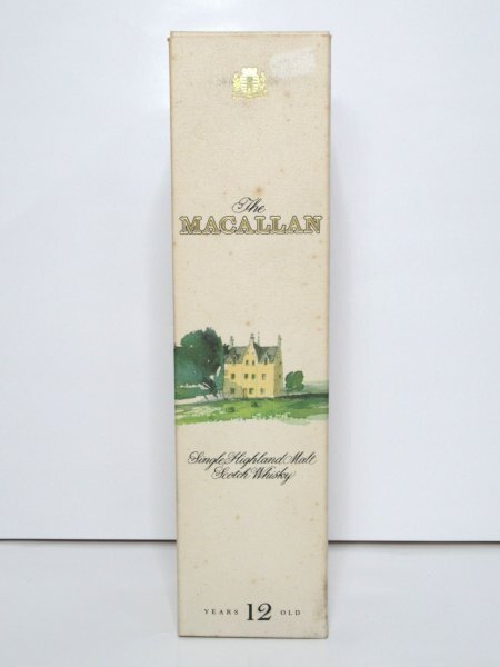 【空箱】 希少 マッカラン MACALLAN 12年 YEARS12 OLD ウイスキー 化粧箱 スコッチ コレクション マニア 空き箱