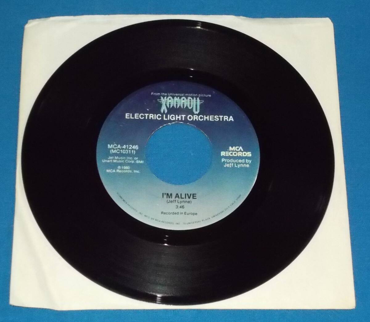 ☆7inch EP★US盤●ELECTRIC LIGHT ORCHESTRA/ELO/エレクトリック・ライト・オーケストラ「I'm Alive/アイム・アライヴ」80s名曲!●