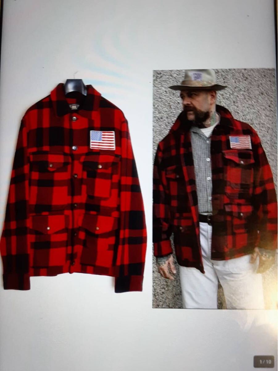 RRL バッファローチェックJK size S Ralph Lauren