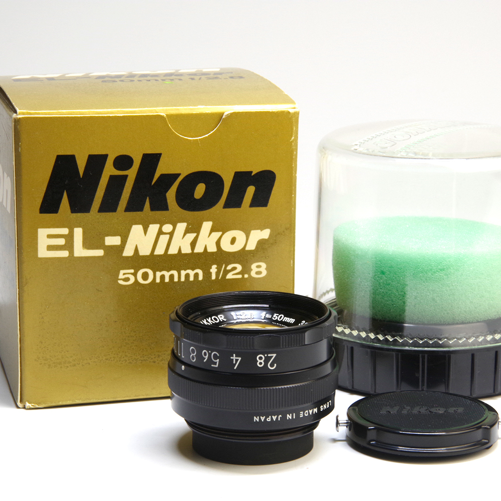 美品　ニコン　EL-Nikkor 50mm f/2.8 箱付　811