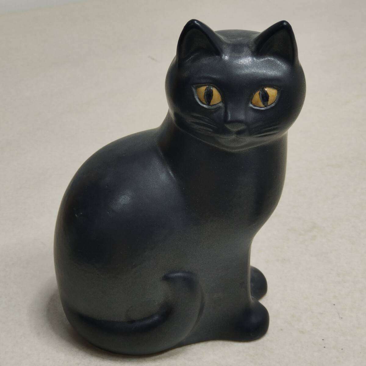 【LISALARSON CATMANS 20.5cm スウェーデン製 インテリア オブジェ 猫 リサラーソン キャットマンス ①】