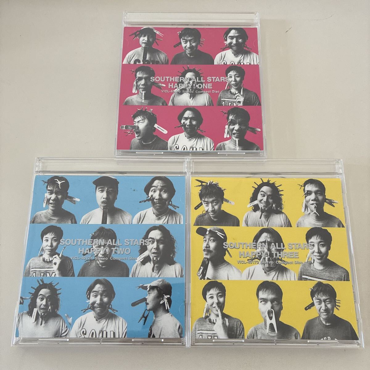 WY2【まとめ売り】 サザンオールスターズ HAPPY ONE TWO THREE 3点セット / SOUTHERN ALL STARS CD アルバム
