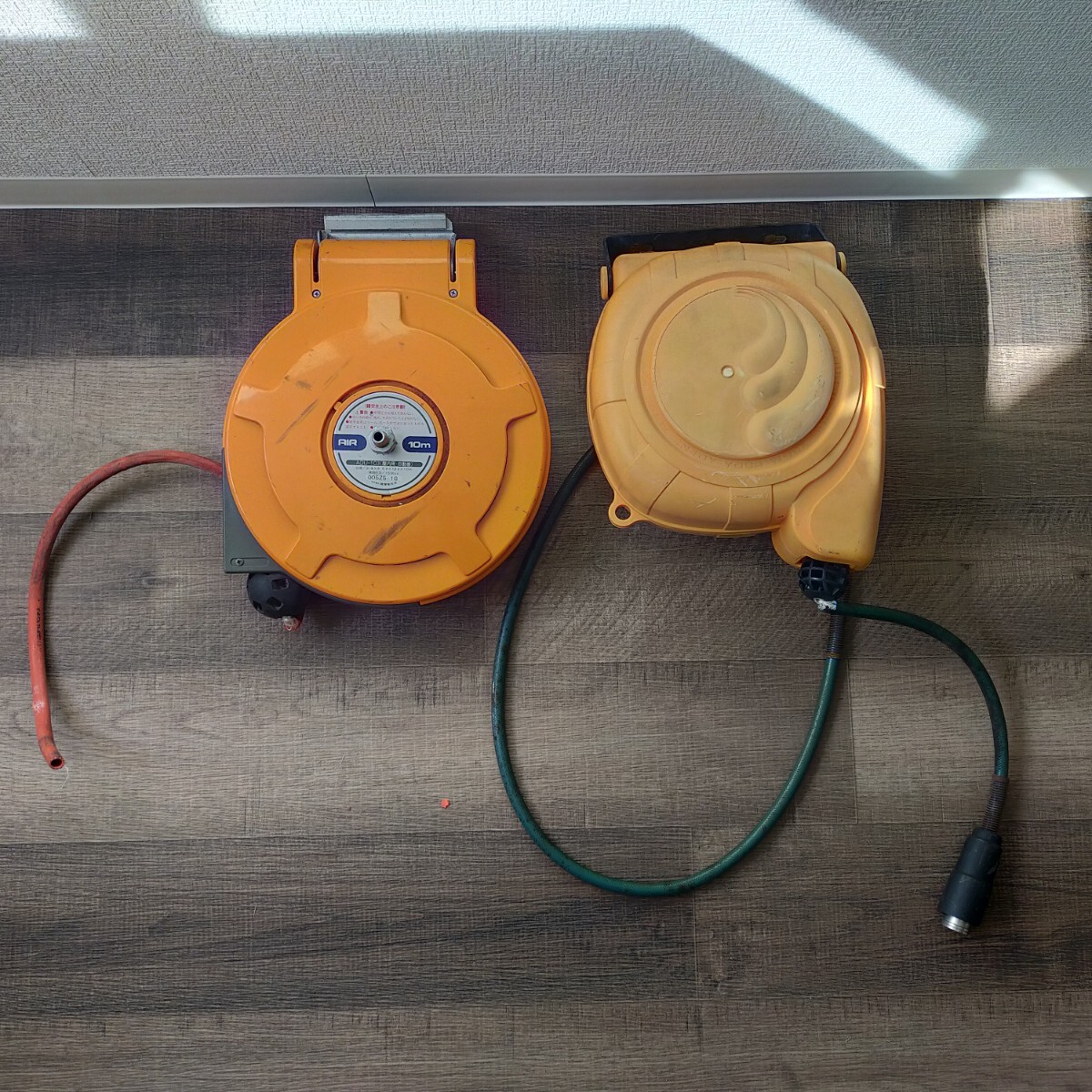 す3942 エアーホース リール ハタヤ エヤーマック ADU-103 日動工業 AR-100 まとめ売り