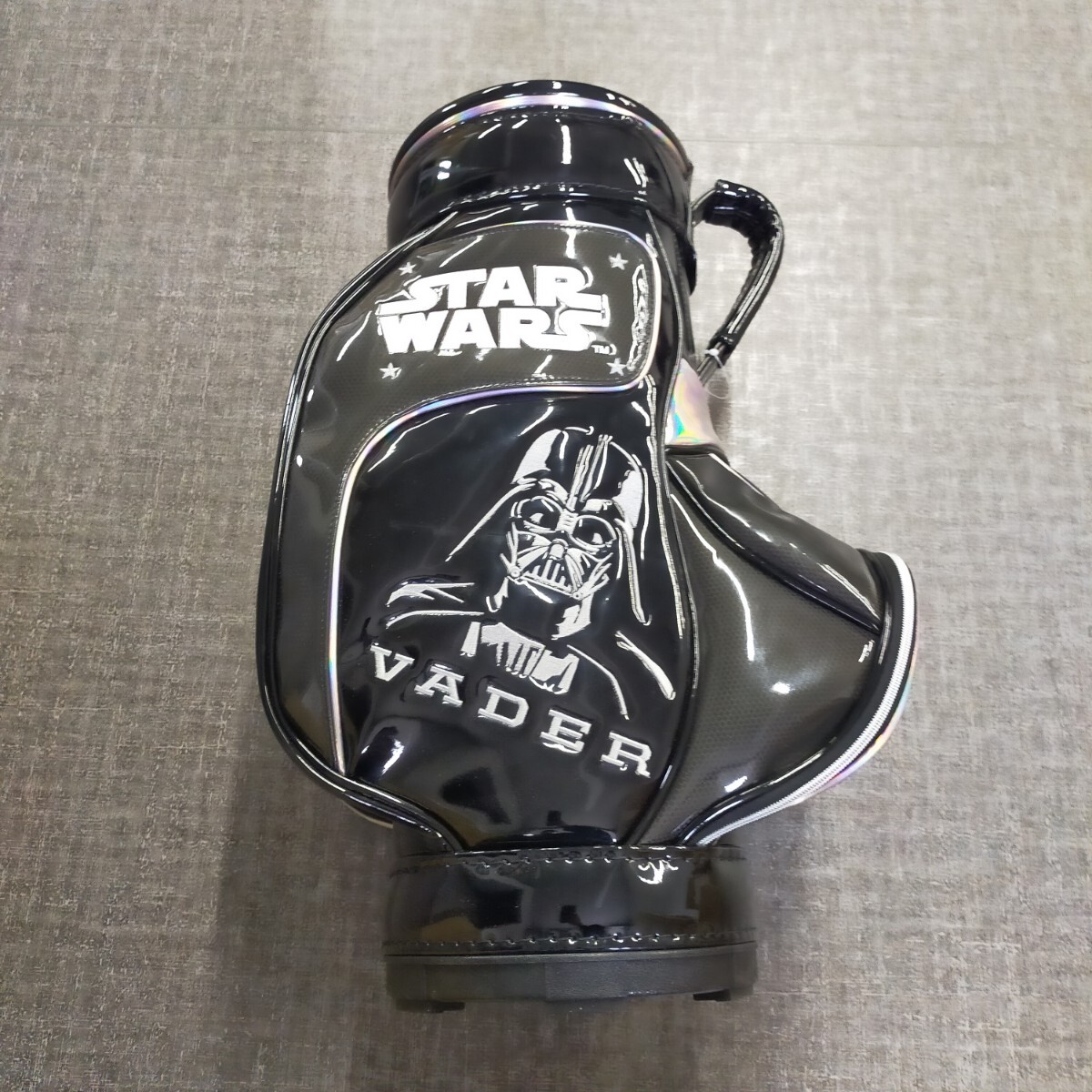 す3977 未使用 キャディバッグ タグ付 スターウオーズ ダースベイダーゴルフバッグ ミニ コレクター 収納 マルチボックス