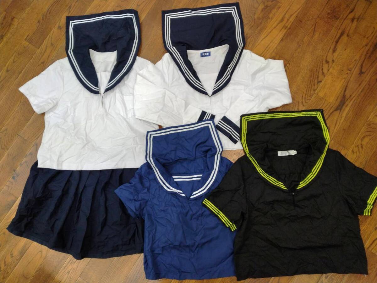 【K1301】制服風コスチューム/コスプレ/パーティー衣装　まとめて5点