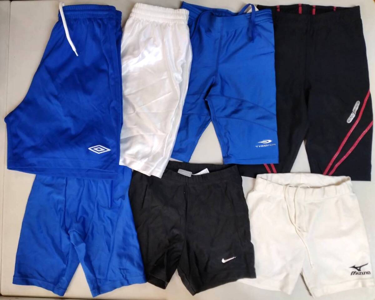 【R1277】ジュニア　スポーツスパッツとハーフパンツ　まとめて7点