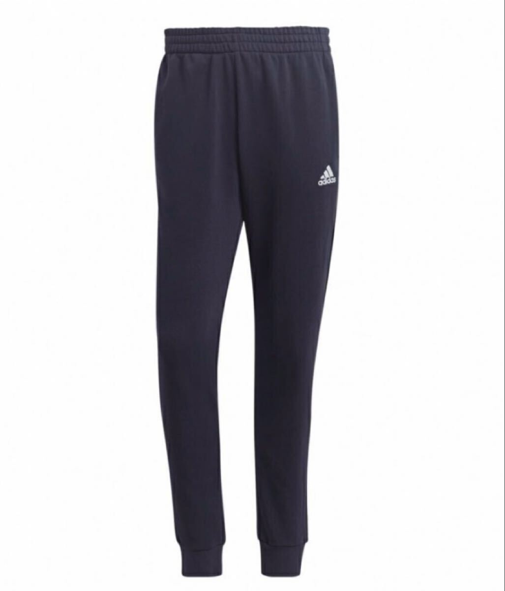 アディダス adidas ゴルフに★ニット ジョガーパンツ フレンチテリー素材☆ネイビー☆XL(O)☆未使用品☆