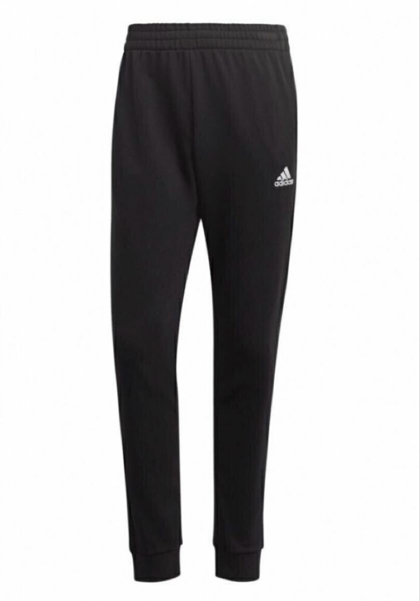 アディダス adidas ゴルフに★ニット ジョガーパンツ フレンチテリー素材☆ブラック☆XL(O)☆未使用品☆