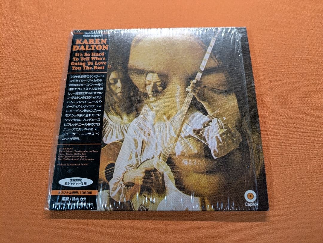 Karen Dalton It's So Hard to Tell CD カレンダルトン　洋楽　CD　再販　友