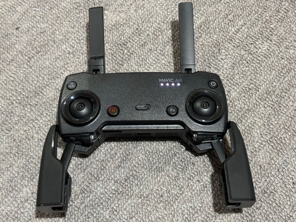 【良品】DJI mavic air 送信機 マビックエアー 国内正規品 技適マーク有り コントローラー プロポ　 フライトシュミレーター 中古 