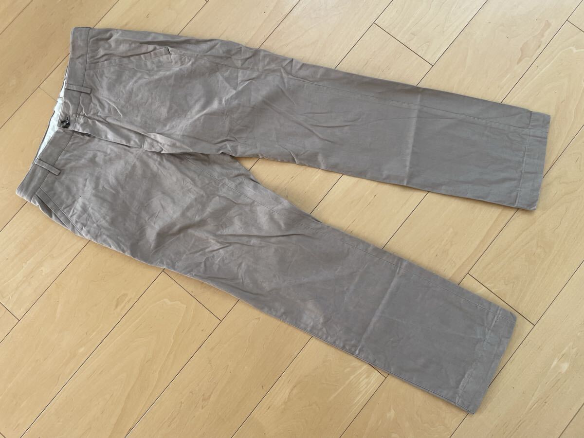 良品 送料無料 ダンヒル dunhill メンズ パンツ ベージュ サイズ44R チノパン サイズ74cm W29 廃盤