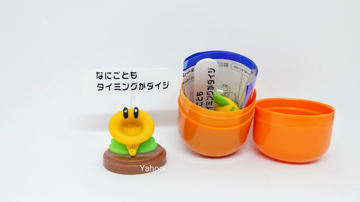 チョコエッグ スーパーマリオブラザーズ ワンダー おしゃべりフラワー フィギュア Nintendo mario WONDER なにごともタイミングがダイジ