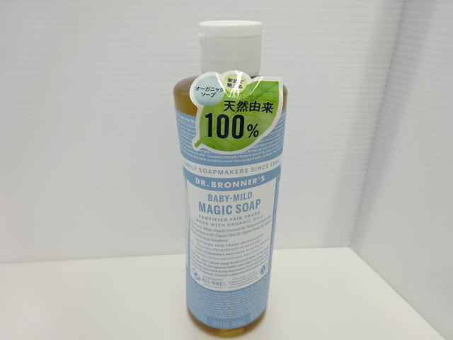 【＃16901】未使用　ドクターブロナー　マジックソープ　無香料　BA　ベビーマイルド　473ml