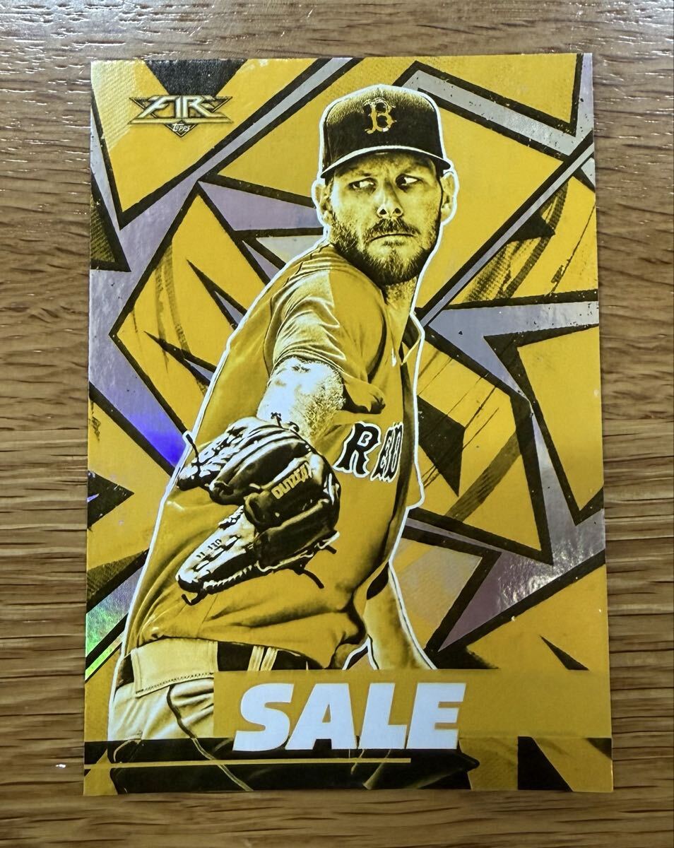 2021 Topps Fire クリス・セール Chris Sale Gold Minted #56