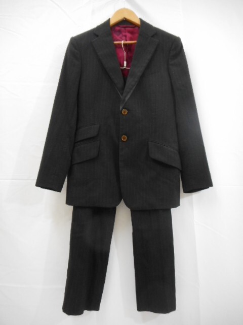 67 送100サ 0202UD01 Vivienne Westwood MAN ヴィヴィアンウエストウッド マン 上下セット ジャケット パンツ 169022 日本製 サイズ44 中古