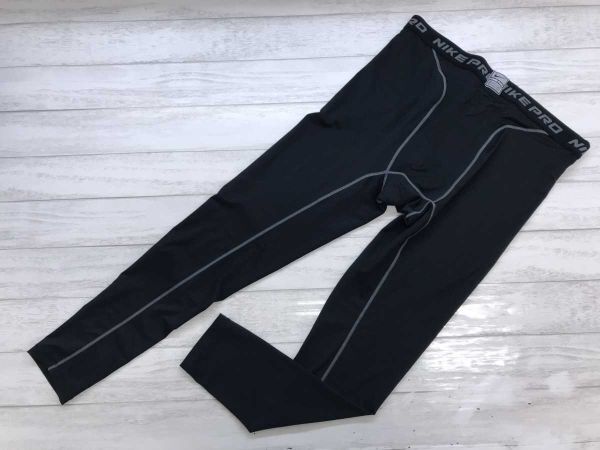 ナイキプロ Nike Pro Dri-FIT スポーツ テック トレーニング コンプレッション インナー レギンス パンツ タイツ ボトムス メンズ XXL 黒