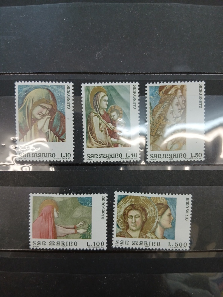★説明必読★サンマリノ切手　宗教画関係５枚