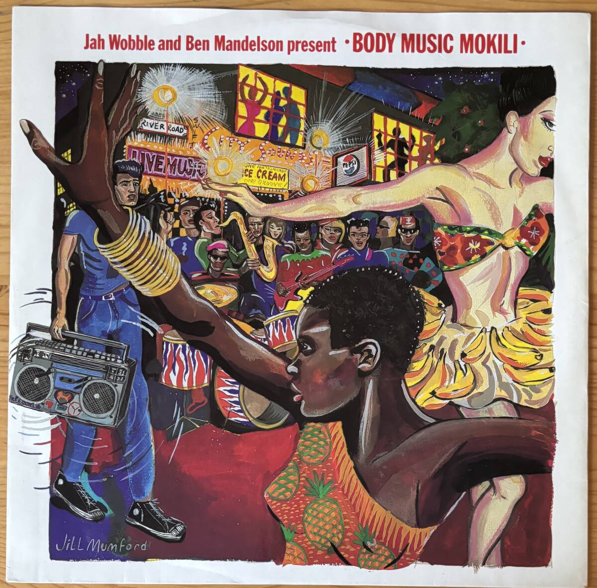 JAH WOBBLE & BEN MAN / BODY MUSIC MOKILI 12inch レコード UK盤 12WIP 6822 NEW WAVE DUB