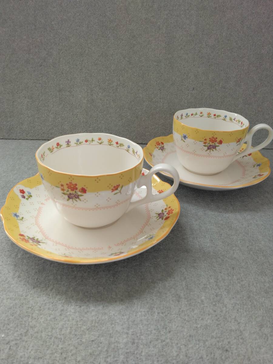NORITAKEノリタケ　トゥルーラブ　珈琲紅茶　２客