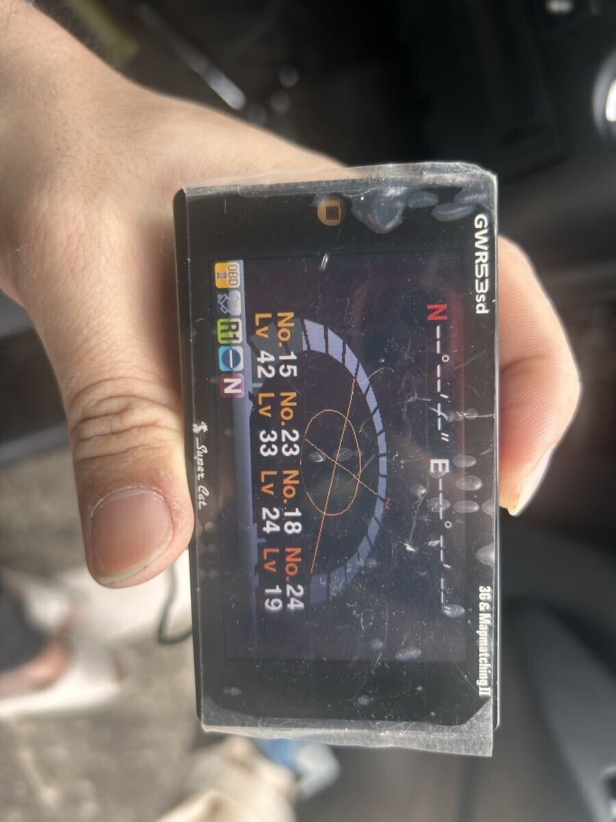 レーダー探知機　yupiteru supercat GWR53sd + OBD12-MII リモコンなし