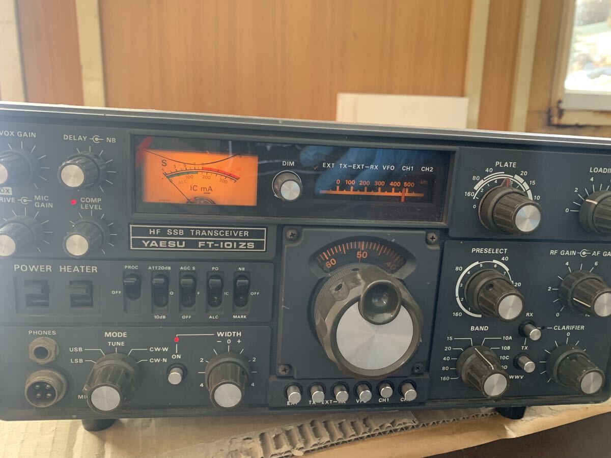 YAESU 　八重洲無線　マニア　トランシーバー　FT-101ZS　ジャンク品現状品新潟