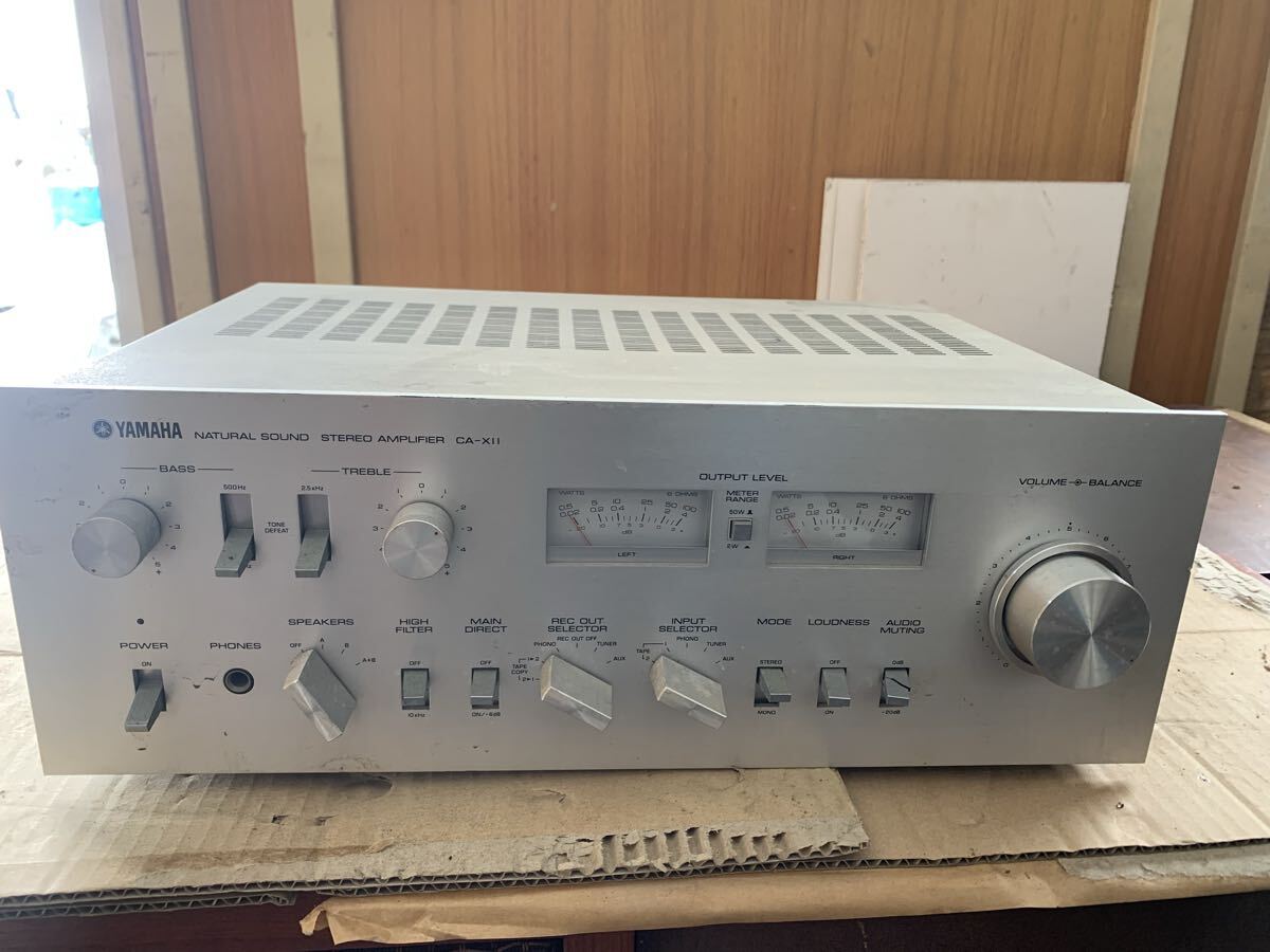 YAMAHA ヤマハ CA-XIIプリメインアンプ　ジャンク品　現状品新潟