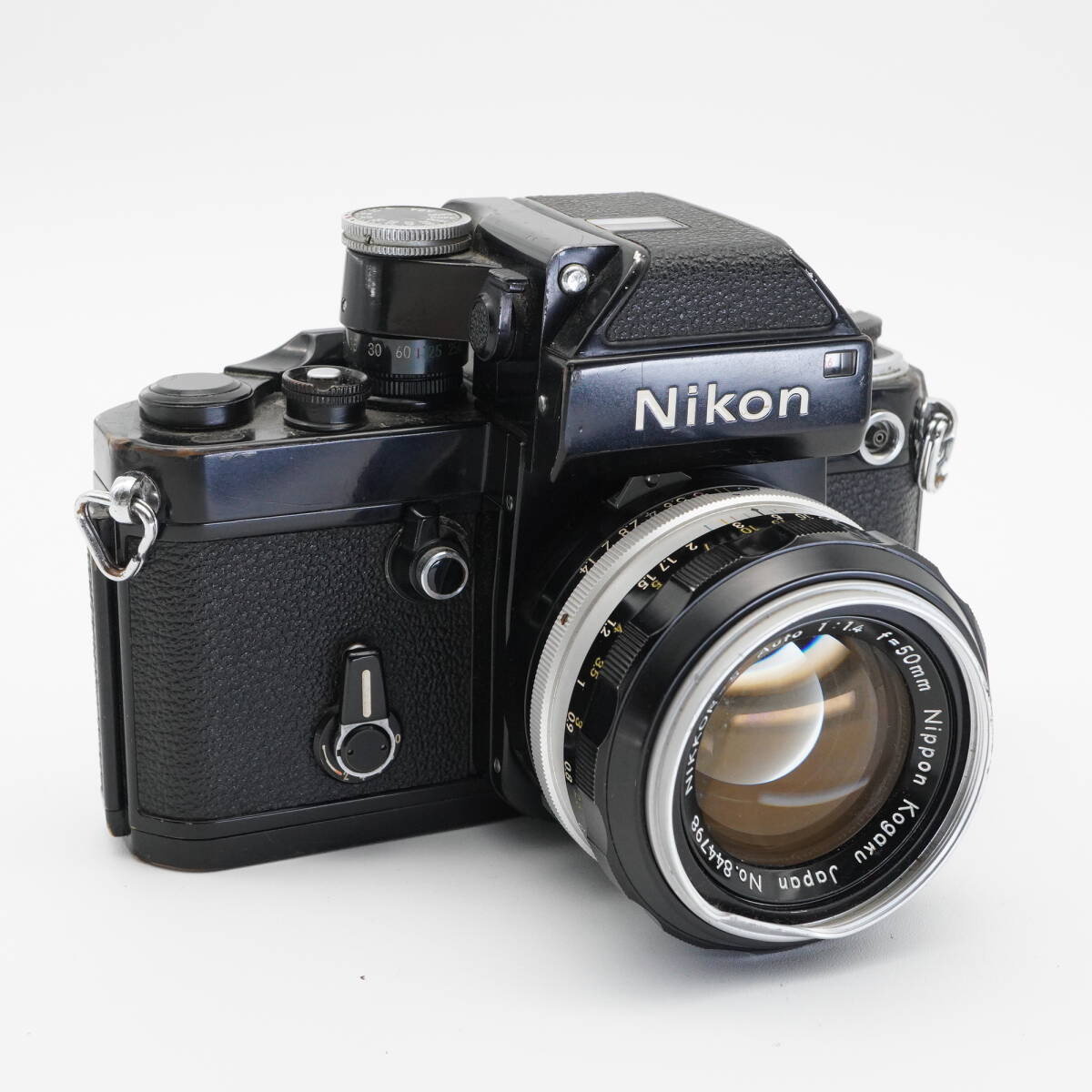現状品 Nikon ニコン F2 フォトミック (シャッターOK 露出NG) 非Ai NIKKOR-S Auto 50mm F1.4 フィルム一眼レフカメラ #AA5585