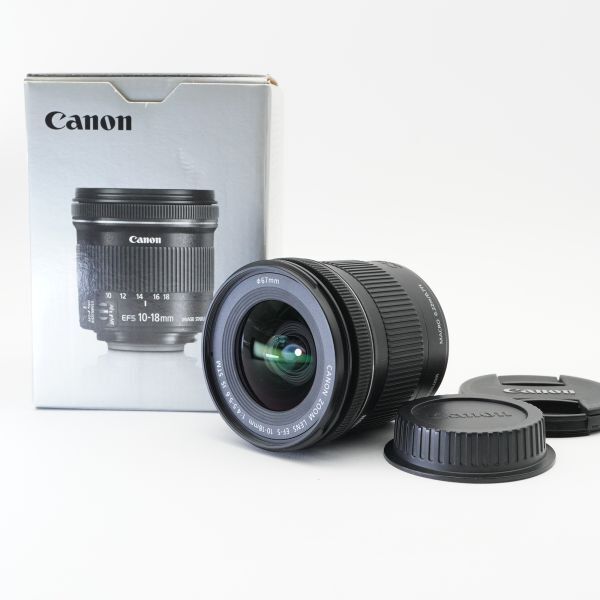 訳あり Canon キヤノン ズームレンズ EF-S 10-18mm F4.5-5.6 IS STM #AA5847
