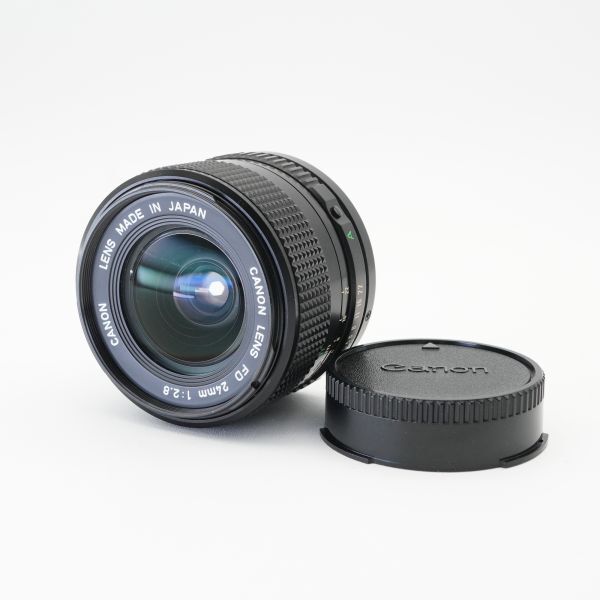 美品 動作確認済 Canon キヤノン NEW FD 24mm F2.8 単焦点 一眼カメラ用マニュアルフォーカスレンズ #B2618