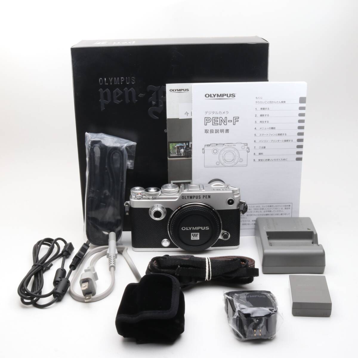 【シャッター回数：7700】OLYMPUS ミラーレス一眼 PEN-F Body SLV