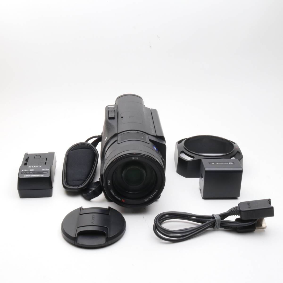 ソニー SONY ビデオカメラ FDR-AX100 4K 光学12倍 ブラック Handycam FDR-AX100 BC
