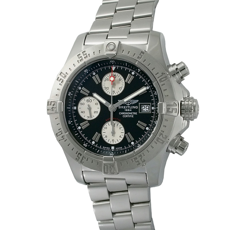 ◆ミウラ◆ ブライトリング BREITLING アベンジャー スカイランド クロノグラフ 自動巻 A338B95PRS 仕上済