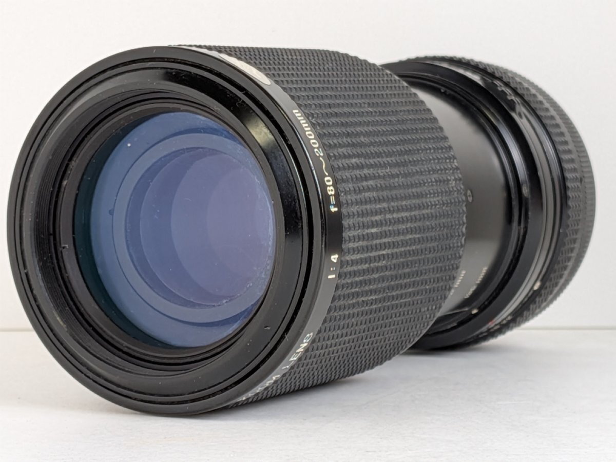 Komuranon コムラノン 80-200mm F4 ズーム MF レンズ Canon FD用 カビ曇り有 現状品