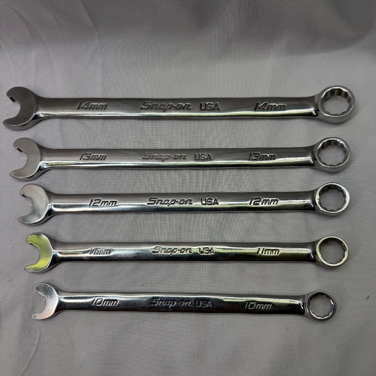 ◆B027 Snap-on スナップオン コンビネーションレンチ 7点セット SRXM 10/11/12/13/14mm 計5本