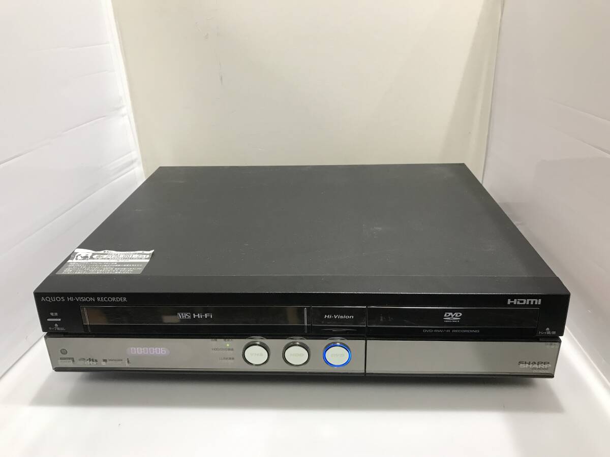 SHARP DV-ACV52 VHS/HDD/DVDレコーダー ジャンクR293