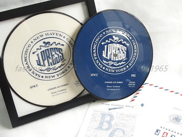希少★J.PRESS★ノベルティ ジャズ レコード☆ベニー・グッドマン STANDARD JAZZ NUMBER / J.プレス アイビー VAN JAC ヴァンヂャケット